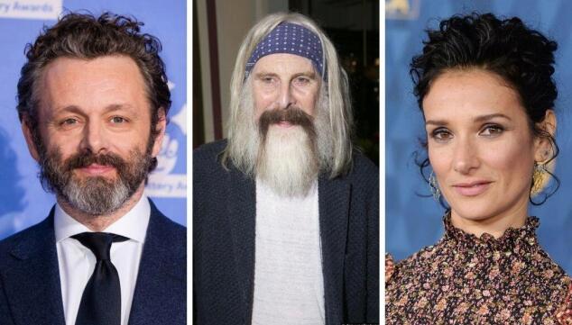 Left to right: Michael Sheen, David Threlfall and Indira Varma are starring in the Old Vic's Faith Healer 