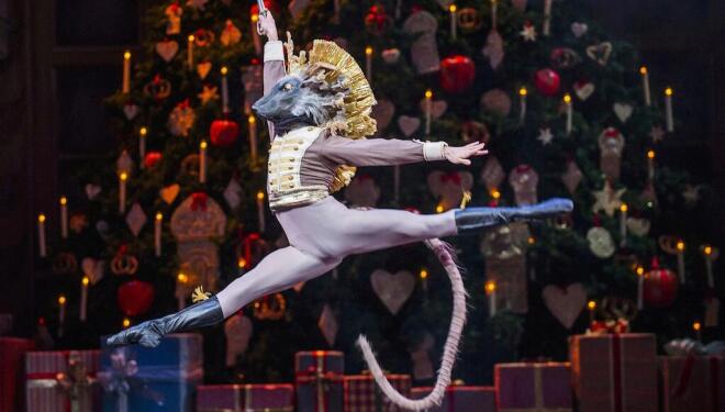 The Royal Ballet, The Nutcracker, Nicol Edmonds as The Mouse King ©ROH 2015 Tristram Kenton
