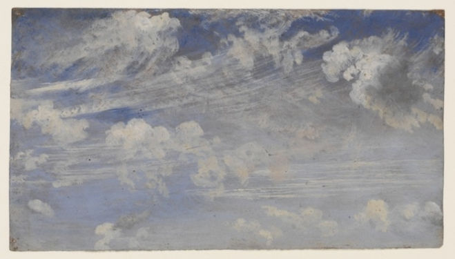 Study of Cirrus Clouds, John Constable, about 1821-22, oil on paper © Victoria and Albert Museum, London