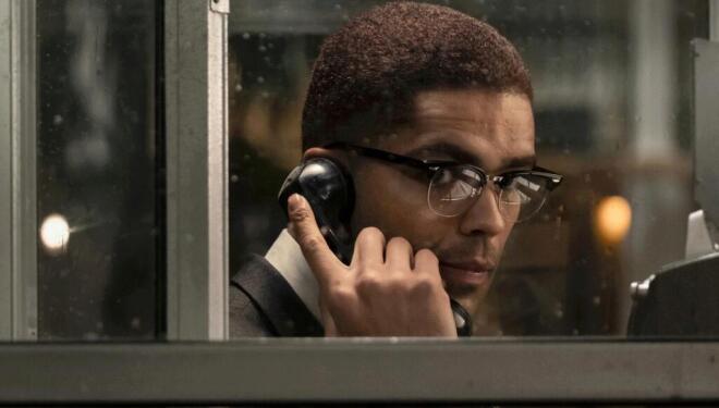 Kingsley Ben-Adir as Malcolm X in One Night in Miami, Amazon Prime (Photo: EPK.TV/Amazon)