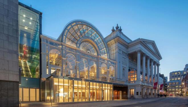 The Royal Opera House lights up from September. Photo: Luke Hayes
