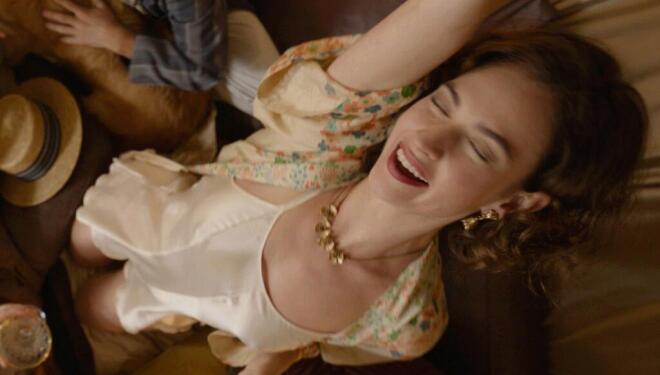 Lily James in The Pursuit of Love, BBC (Photo: BBC)