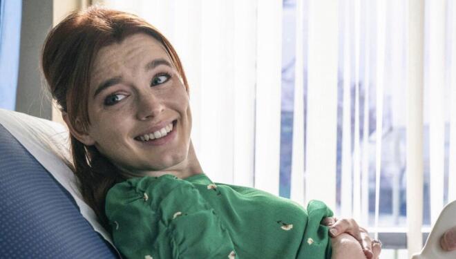 Amy James Kelly in Three Families, BBC One (Photo: BBC)