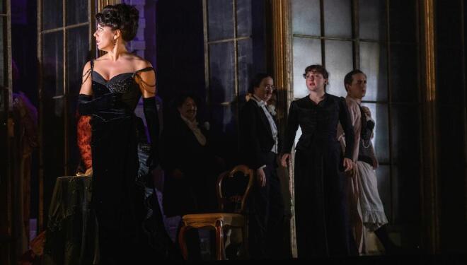 A triumphant revival of Opera Holland Park's La Traviata. Photo: Ali Wright