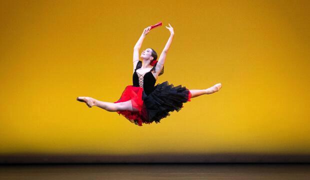 Ukrainian Ballet Gala, Olesia Shaytanova in Don Quixote Suite.  Photo: Elliott Franks