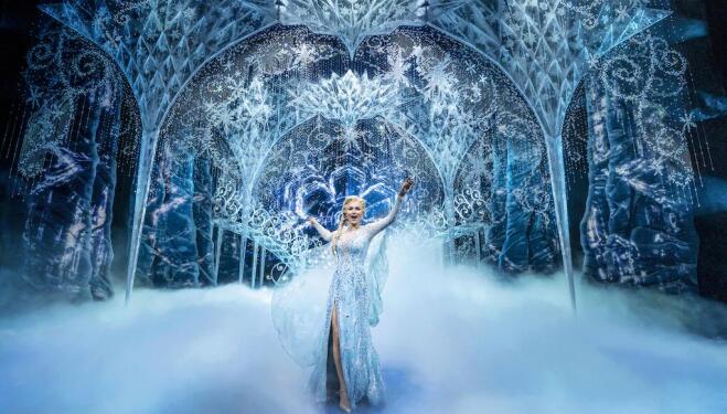 Frozen glitters with warmth and magic 
