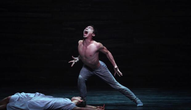 English National Ballet's Jeffrey Cirio in Creature by Akram Khan © Laurent Liotardo