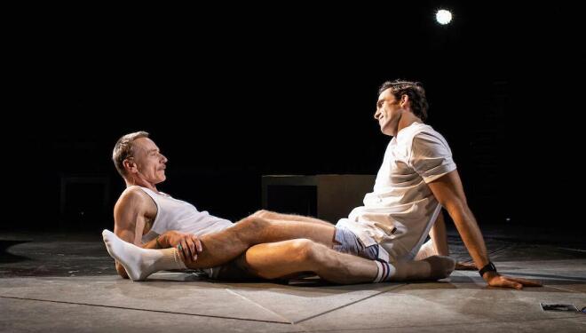 The Normal Heart, National Theatre review. Photo: Ben Daniels and Dino Fetscher. Credit: Helen Maybanks