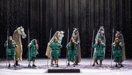The Valkyrie ride out at English National Opera. Photo: Tristram Kenton