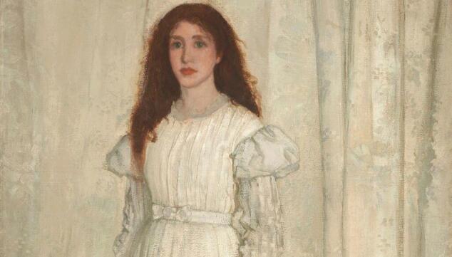 James Abbott McNeill Whistler, Symphony in White (1862). Royal Academy exhibition