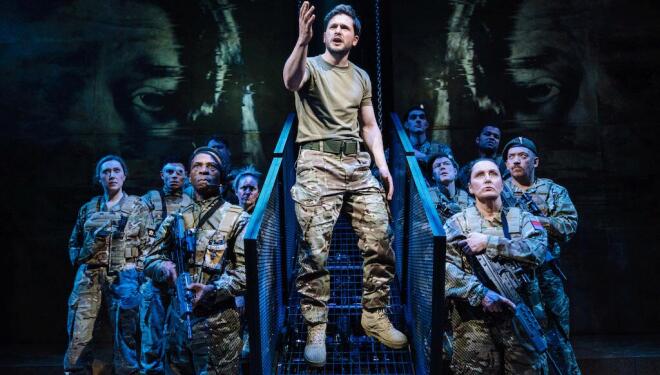 Henry V at the Donmar Warehouse. Credit: Helen Murray
