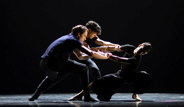Matthew Ball, Luca Acri, Mayara Magri, Draft Works.  Photo: Dancers Diary