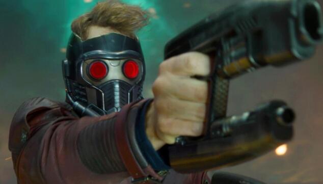 Chris Pratt as Star-Lord in Guardians of the Galaxy Vol.2 (Photo: Sky/Marvel Studios)