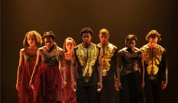 Ballet Black, the company in Gregory Maqoma's Black Sun.  Photo: Bill cooper