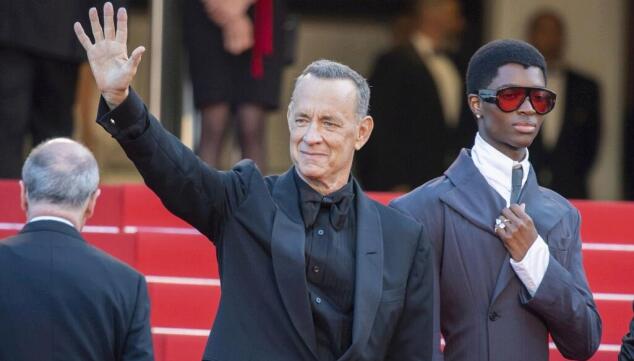 Tom Hanks and Alton Mason at the Cannes Film Festival 2022 (Photo: Warner Bros.)