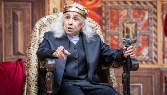 Kathryn Hunter in King Lear at Shakespeare's Globe. Photo: Johan Persson