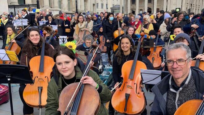 Playing for Peace made its debut in March, and plays next in Covent Garden