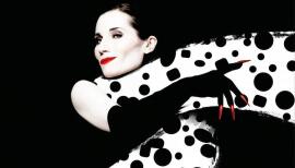 Kate Fleetwood as Cruella in 101 Dalmatians, Regent's Park Open Air Theatre