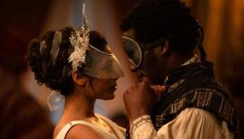 Freida Pinto and Sope Dìrísù in Mr. Malcolm's List (Photo: Obscured Pictures)
