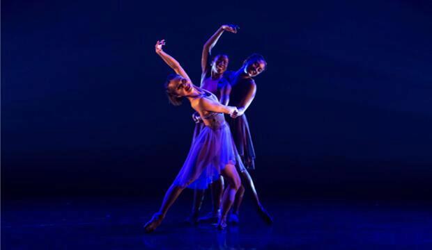 Ballet Black. Sayaka Ichikawa, Cira Robinson, Isabella Coracy in Say it Loud.  Photo: Bill Cooper