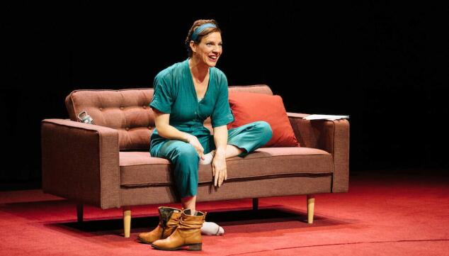 Francesca Martinez (Jess) in All of Us at the National Theatre. Photo: Helen Murray
