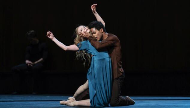 Lauren Cuthbertson and Marcelino Sambé in The Cellist. The Royal Ballet © 2020 ROH. Photo: Bill Cooper