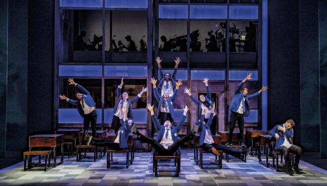 The cast of West End musical Everybody's Talking About Jamie 