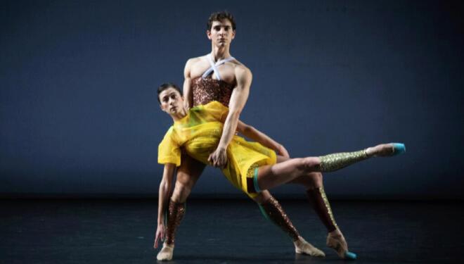 Giacomo Rovero, Hannah Grennell in Secret Things by Pam Tanowitz. Photo: Alice Pennefather ROH 2023