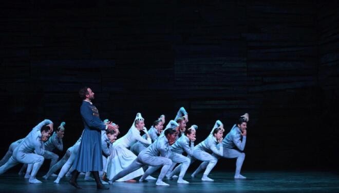 English National Ballet in Akram Khan's Creature. Photo: Laurent Liotardo
