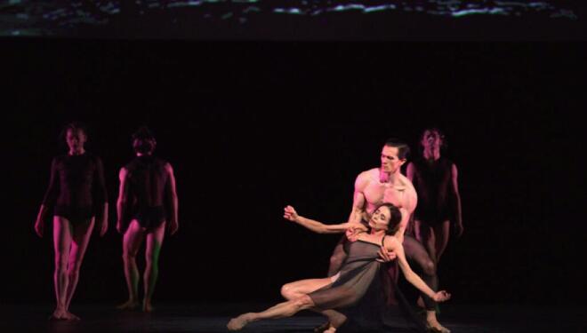 Alessandra Ferri, William Bracewell in Wayne McGregor's Woolf Works. The Royal Ballet © 2023 Asya Vershbinsky