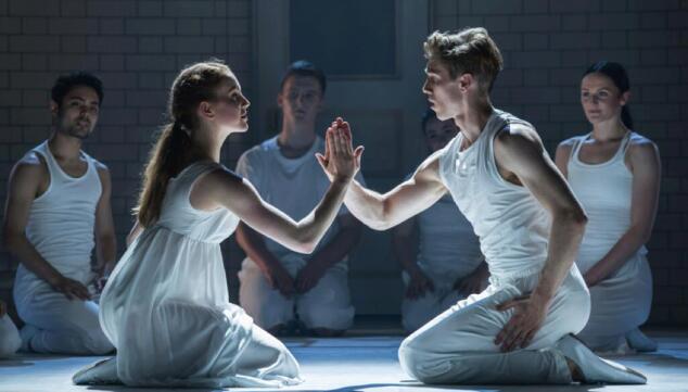 Matthew Bourne's Romeo and Juliet. Seren Williams as Juliet and Andrew Monaghan as Romeo. Photo: Johan Persson