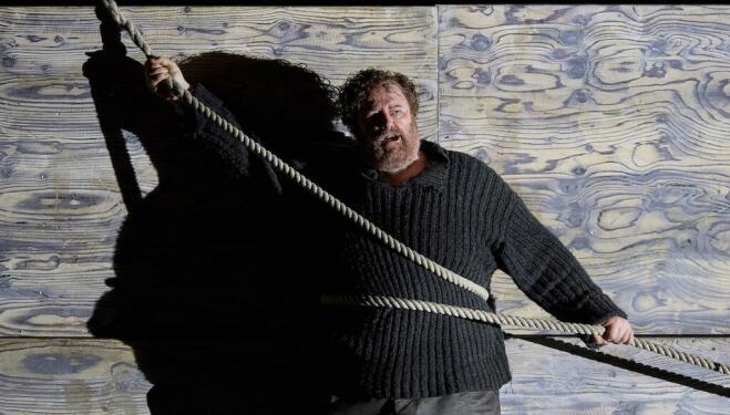 Gwyn Hughes Jones in the title role of Peter Grimes. Photo: Tom Bowles