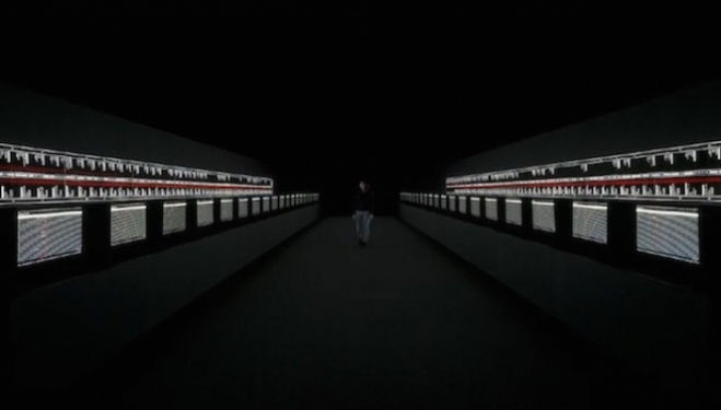 Ryoji Ikeda, supersymmetry, courtesy of the artist and The Vinyl Factory