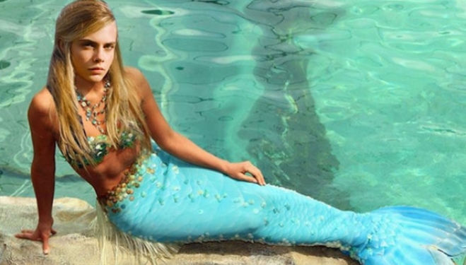 Cara Delevigne as a mermaid in Pan 