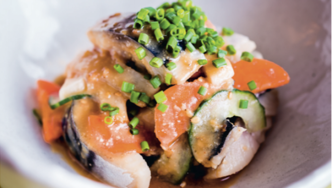Nanban Recipes: Sweet Miso Mackerel and Vegetables