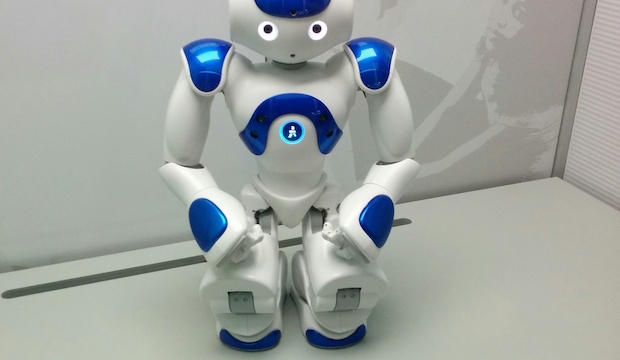 Nao V5 Evolutrion humanoid robot, 2015