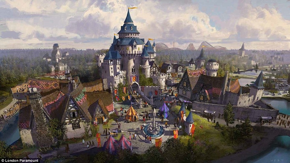 UK Disneyland? Paramount Theme Park, Kent. Photo: Paramount