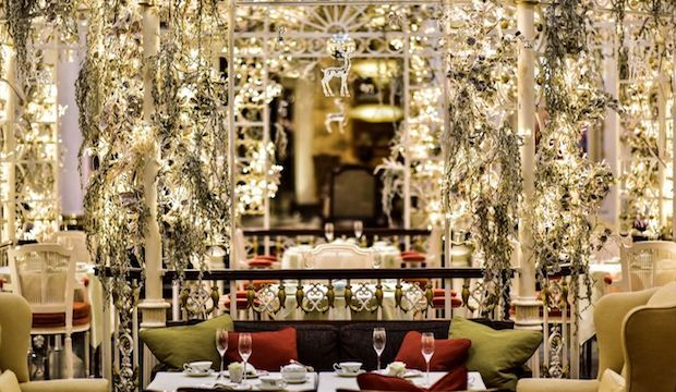 How The Savoy does Christmas afternoon tea