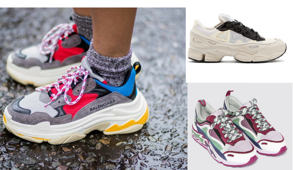 'ugly' trainers trend 2018