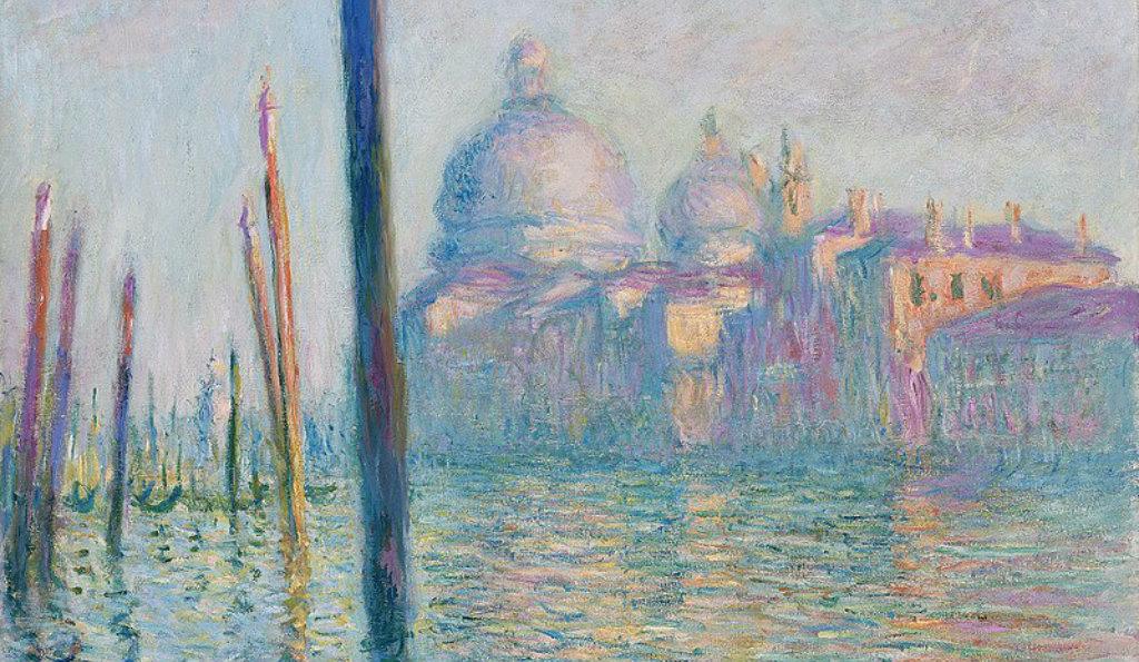 Detail from Claude Monet, 'The Grand Canal (Le Grand Canal)', 1908 © Fine Arts Museums of San Francisco. Gift of Osgood Hooker 1960.29​