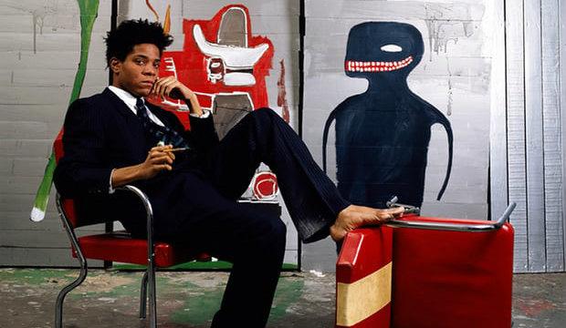 Portrait of the artist as a young man... Jean-Michel Basquiat. Photograph: Lizzie Himmel/AP/Brooklyn Museum