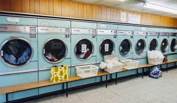 Separate colours from (black-and-) whites at Barbican Launderette