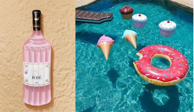 Food and drink pool floats