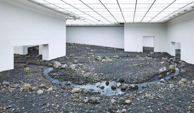 Riverbed, by Olafur Eliasson, 2014, installation views at Louisiana Museum of Modern, Art, Humlebæk, Denmark, 2014. Photography: Anders Sune Berg