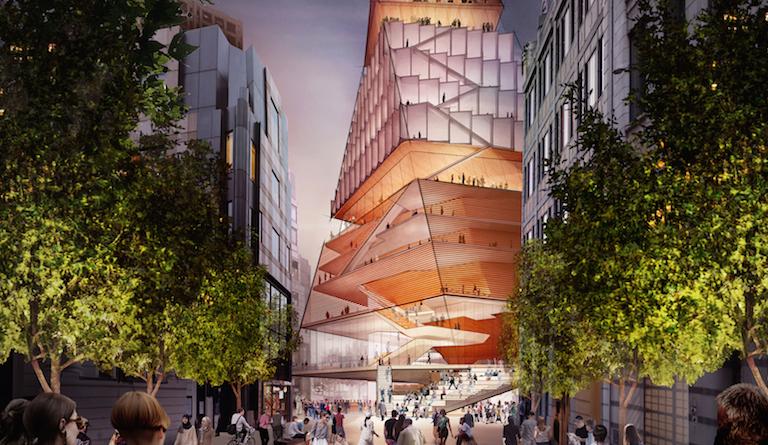 The Centre for Music will spiral skywards in the heart of the City. Photo: Diller Scofidio + Renfro
