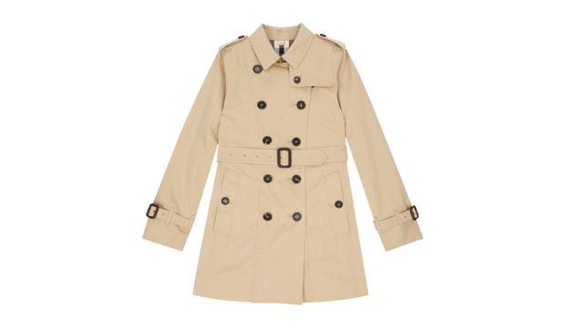 The trench: Burberry at Harrods