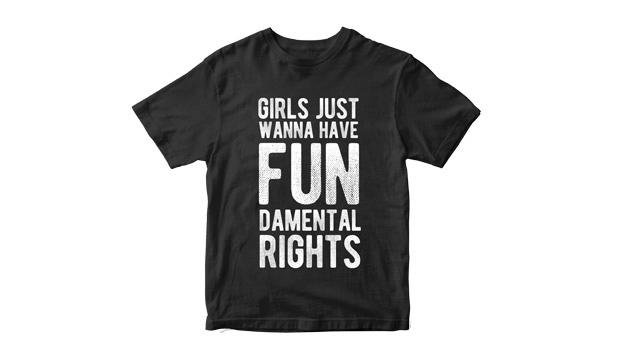 Wear your feminist slogan on your sleeve