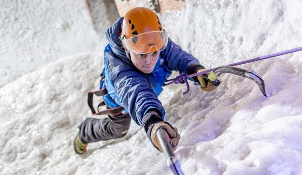 Best for London's version of 'The Wall:' Ice climbing at Vertical Chill 