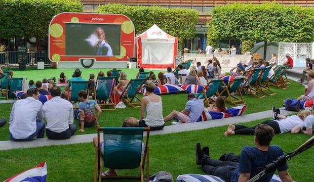 Watch Wimbledon on the big screen 