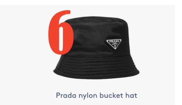 6 Prada nylon bucket hat